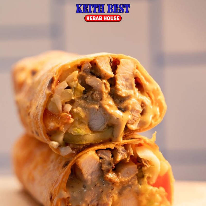 Crispy Wraps served at Best Kebab House in Keith